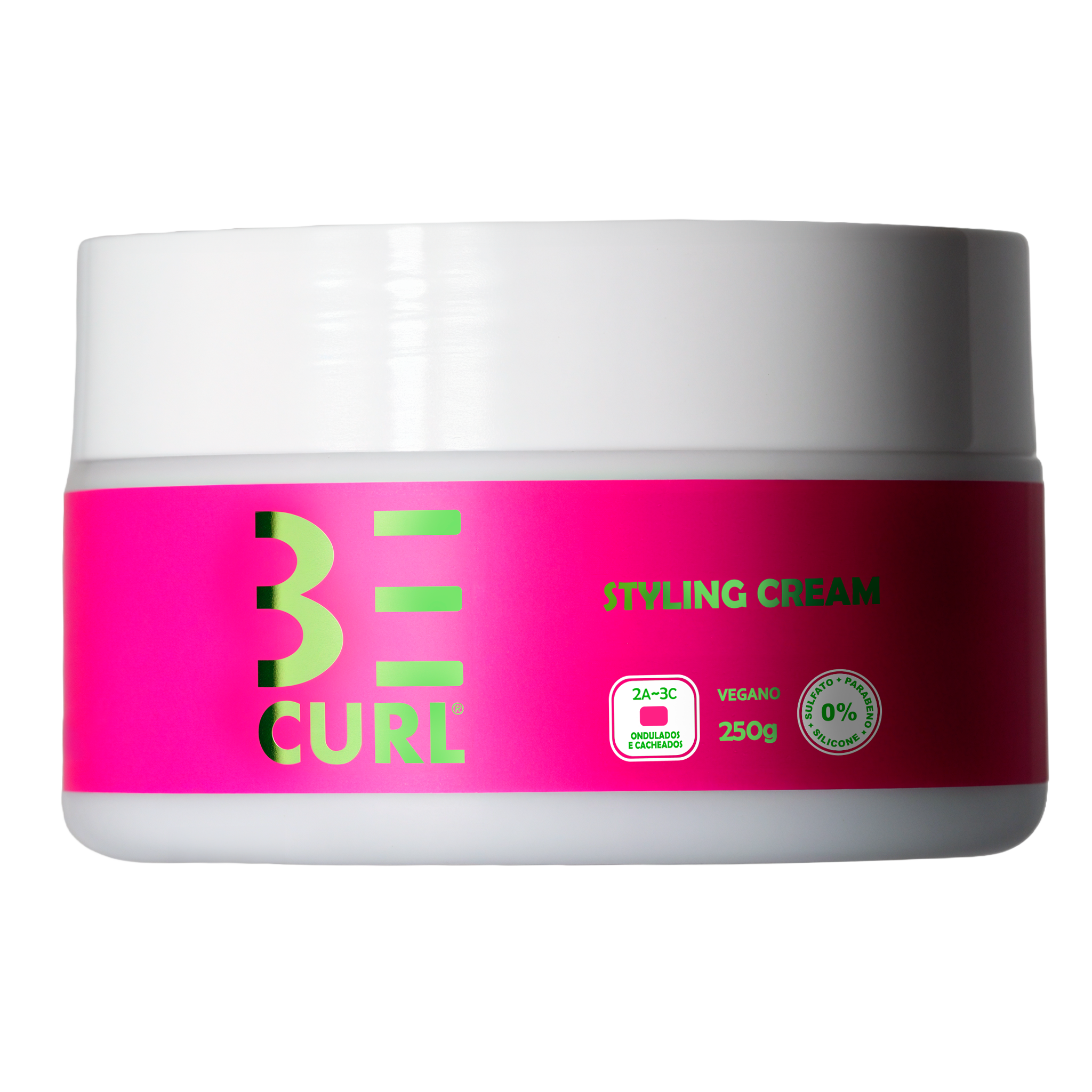 STYLING CREAM CREME DE PENTEAR VEGANO 250G ONDAS & CACHOS PINK BE CURL